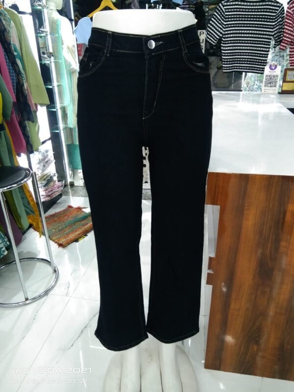 Skinny Palazzo Jeans Black